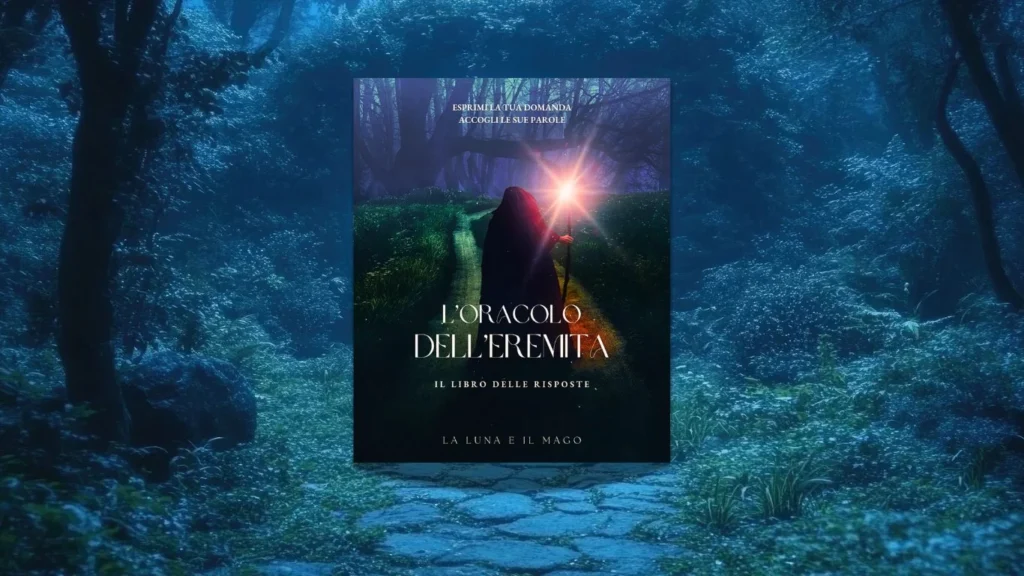 L’Oracolo dell’Eremita – copertina del libro-oracolo dedicato all’ascolto interiore, alla crescita personale e spirituale